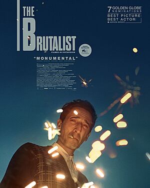 Poster for The Brutalist (2024).