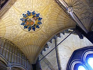 Canopy of Wayneflete tomb, Winchester