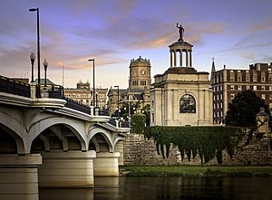 High-Main Street bridge in downtown Hamilton