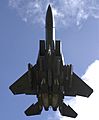 F-15E Strike Eagle With Landing Gear Down Underside View