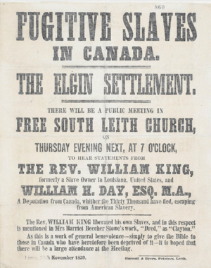 Fugitive Slaves in Canada