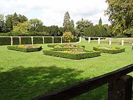 High Elms formal garden