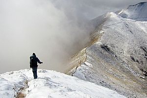 Kepler track alpine ridgeline