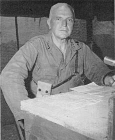 LIEUTENANT GENERAL SIMON B. BUCKNER in Okinawa