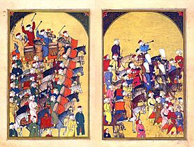 Ottoman miniature of military band