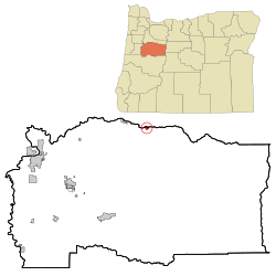 Location in Oregon