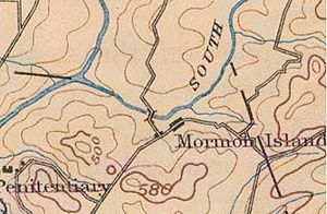 Mormon Island Map 1892