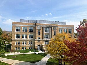 Mosley Hall in the Fall