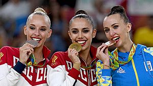 Rhythmic Gymnastics Podium Rio 2016