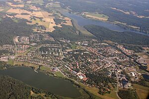 Aerial view from South