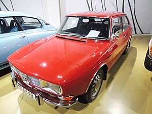 Saab 99 red