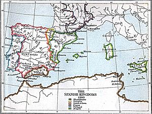 Spanish kingdoms 1360