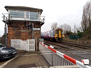 The signal box at Greatham