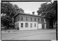 WEST REAR AND NORTH SIDE - Mercer-Wilder House, Carriage House, 429 Bull Street, Savannah, Chatham County, GA HABS GA,26-SAV,75A-2