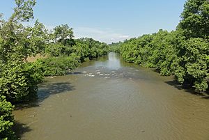 Yadkin River in Elkin