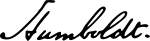 Alexander von Humboldt signature.svg