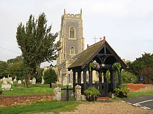 All Saints Church and lychgate, Brightlingsea