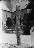 An old cross in Llanbadarn Fawr (Cer) churchyard NLW3362993