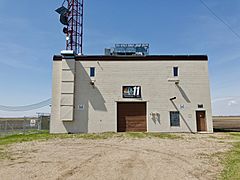 Base of KVLY-TV tower