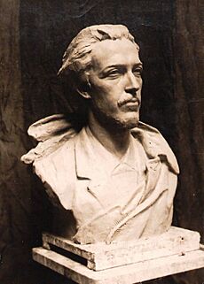 Benjamin Godard bust by Diosi