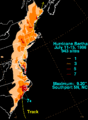 Bertha 1996 rainfall