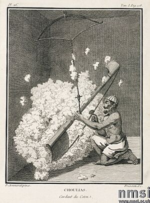 Dhunuri Cotton-Carder India 1774-1781