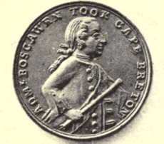 Edward BoscawenLouisbourgMedal