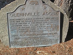 GlennvilleAdobeHistoricalMarker