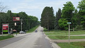 Helmer signage looking west along H-44