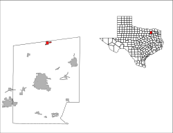 Hunt County WolfeCity.svg