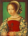 Jan Gossaert - Young Girl with Astronomic Instrument - WGA9784