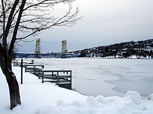 Keweenaw Waterway in Winter