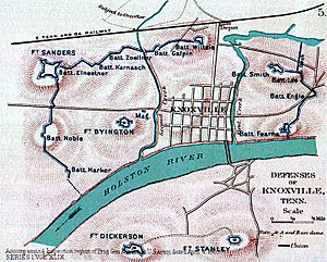 Knoxville defenses 1863