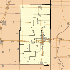Sidell, Illinois is located in Vermilion County, Illinois