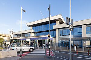 London City Airport Terminal outside
