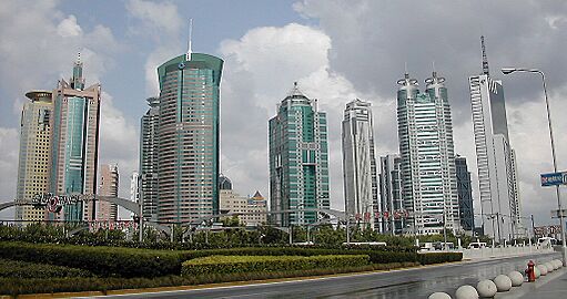 Lujiazui skyline, Pudong, Shanghai