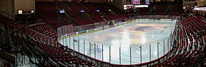 Magness Arena looking northwest