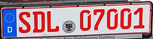 Oldtimer plate Kreis Stendal