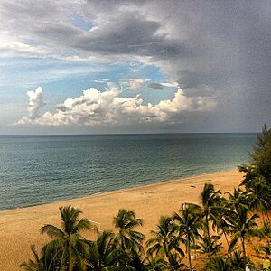 Sea view of Kuala Terengganu