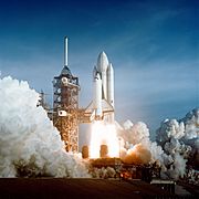 Space Shuttle Columbia launching