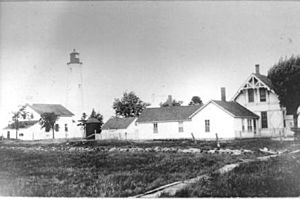 Sturgeon Point Light - Michigan - ca1900