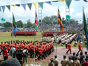 Zanzibar, 12 Jan. 2004, celebration of 40 years' Revolution