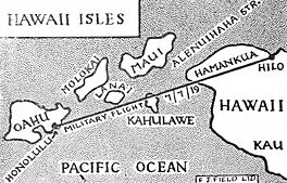 1925 Air Routes of Hawaii