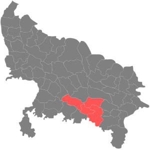 Location of Prayagraj division
