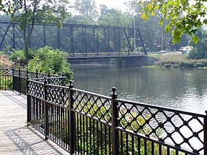 Allegan Michigan 2nd street bridge