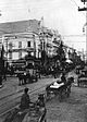 Saint Laurent and Saint Catherine Streets in Montreal in 1905