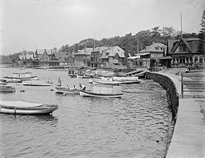 Boathouse Row circa 1915 LOC4a19455v