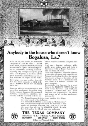 Bogalusa Texaco ad