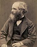 Black-and-white photographic portrait of James Clerk Maxwell