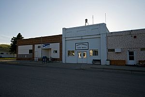 The post office and city hall